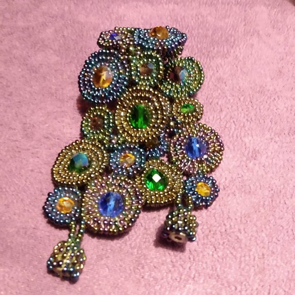 Metallic Seed Bead Bracelet - Picture 4 of 5